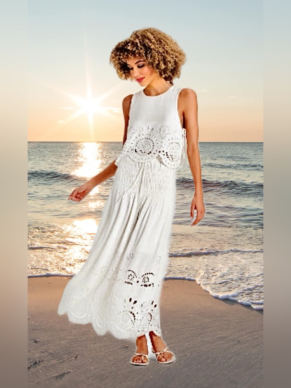 Future Collective eyelet skirt